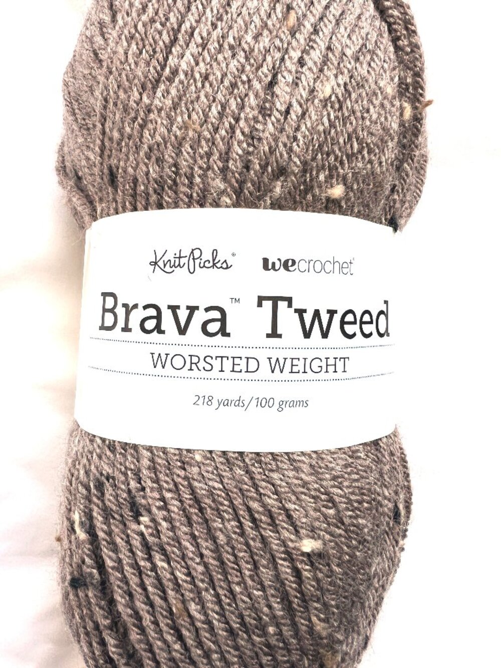 LOT OF 8, Brava Tweed Yarn by Knit Picks, Color Mink - Picture 3 of 11